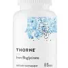 Thorne Iron Bisglycinate for red blood cell formation, energy, and iron deficiency support.