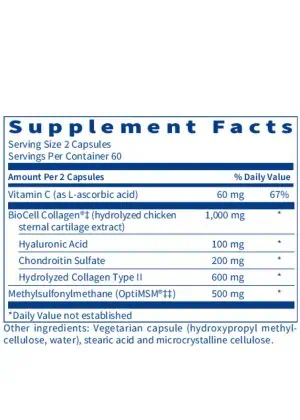 SFI Health Joint Revitalizer - with BioCell Collagen, OptiMSM, and Vitamin C for joint and cartilage support.