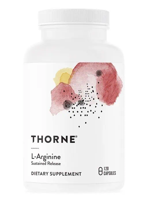 Thorne L-Arginine Sustained Release - A time-release L-arginine supplement for nitric oxide, circulation, and heart health.