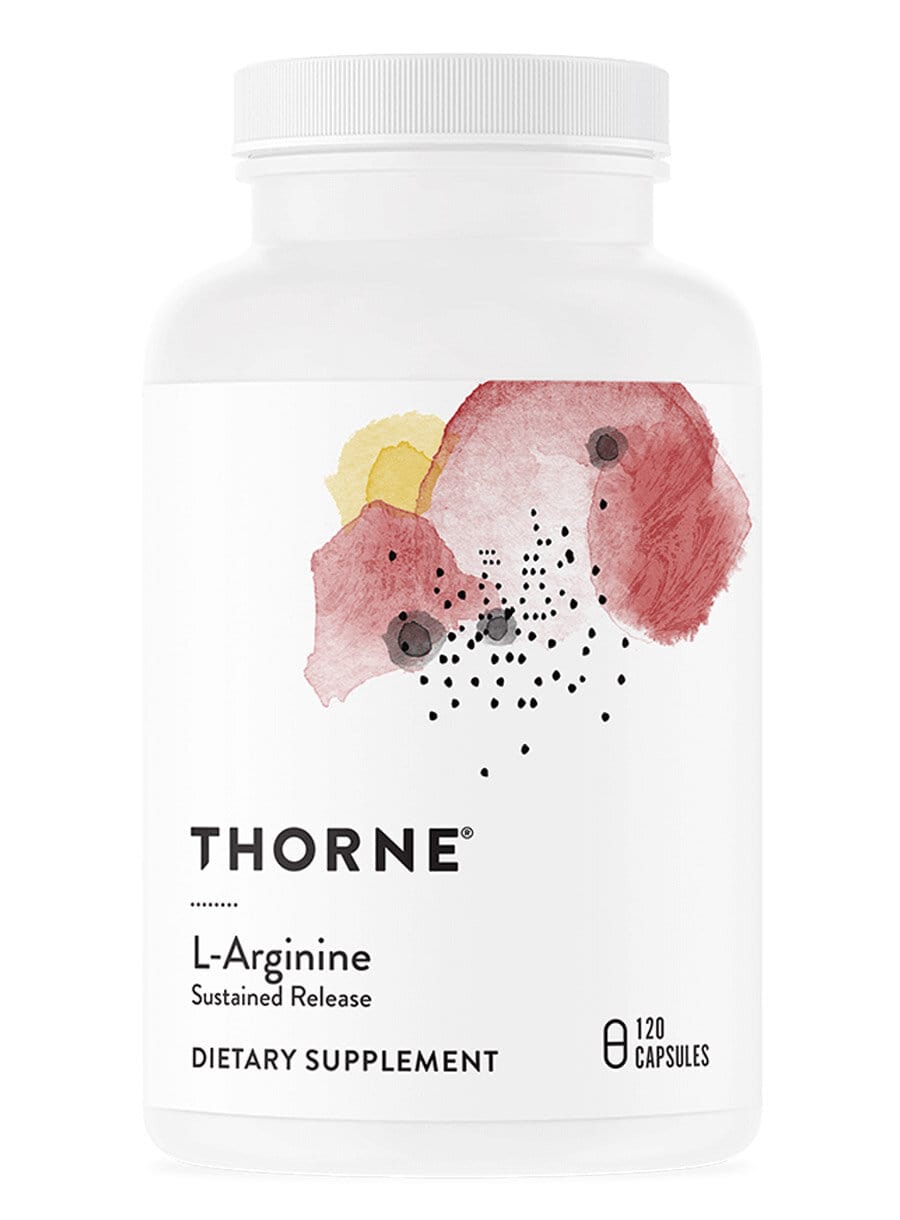 Thorne L-Arginine Sustained Release - A time-release L-arginine supplement for nitric oxide, circulation, and heart health.