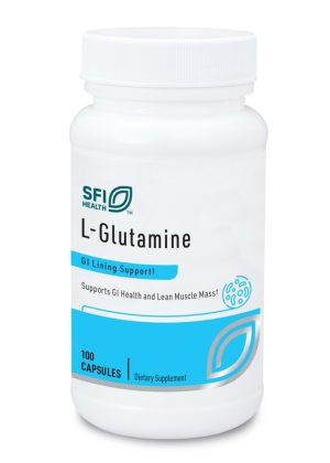SFI Health L-Glutamine - 500mg free form L-Glutamine for GI health and lean muscle support.