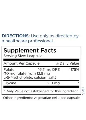 MethylPro L-Methylfolate 10 mg - A high-potency, active folate supplement for advanced methylation support.
