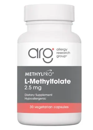 MethylPro L-Methylfolate 2.5 mg - Active folate with glycine for gentle mood and methylation support.