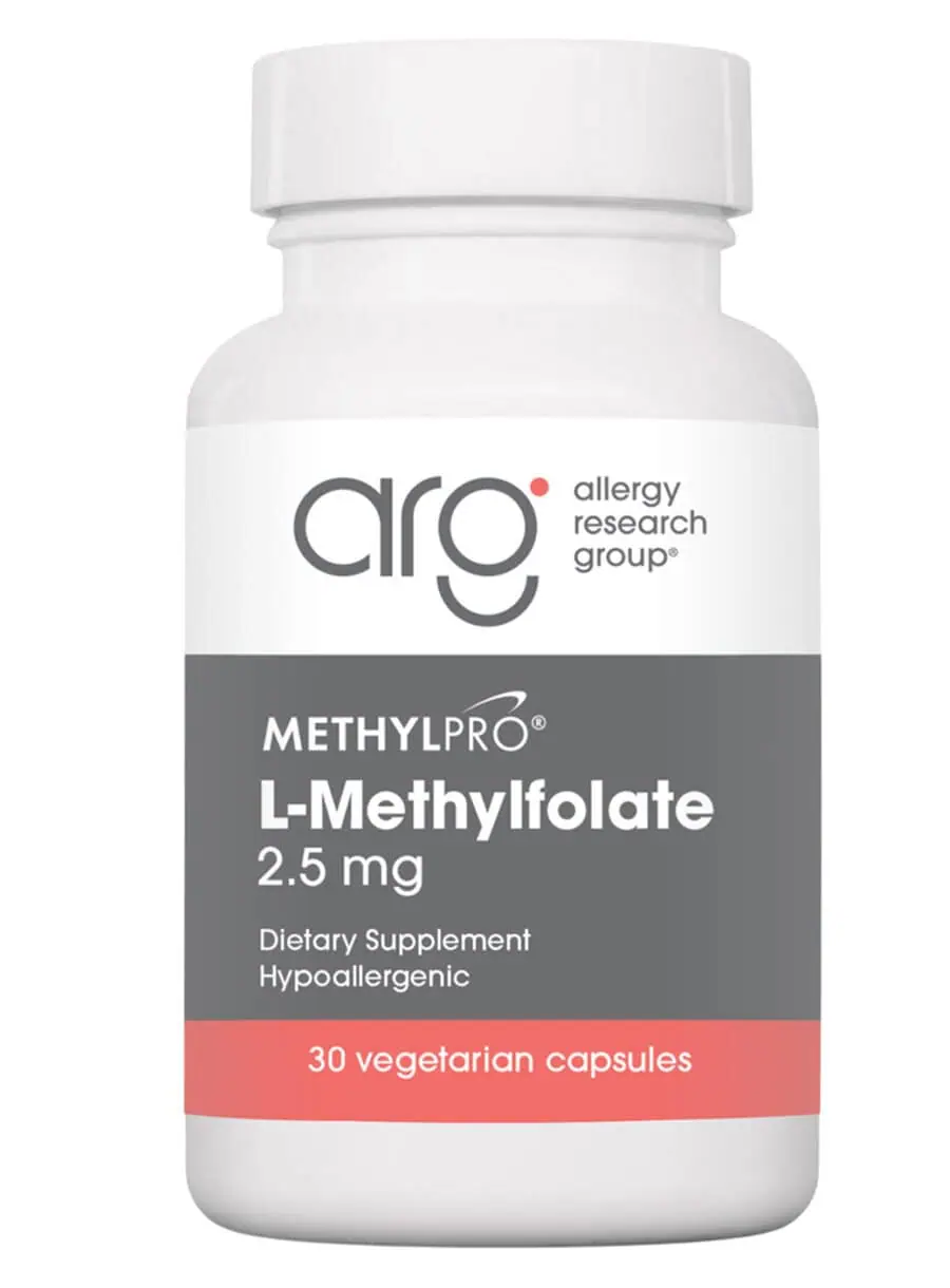MethylPro L-Methylfolate 2.5 mg - Active folate with glycine for gentle mood and methylation support.