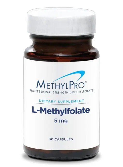 MethylPro L-Methylfolate 5 mg - A high-potency, active folate supplement for methylation and mood support.
