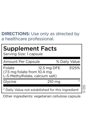 MethylPro L-Methylfolate 7.5 mg - A high-potency, active folate with glycine for advanced methylation support.