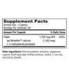 L-Methylfolate - 1,700 mcg DFE of bioactive Metafolin L-5-MTHF for methylation support.