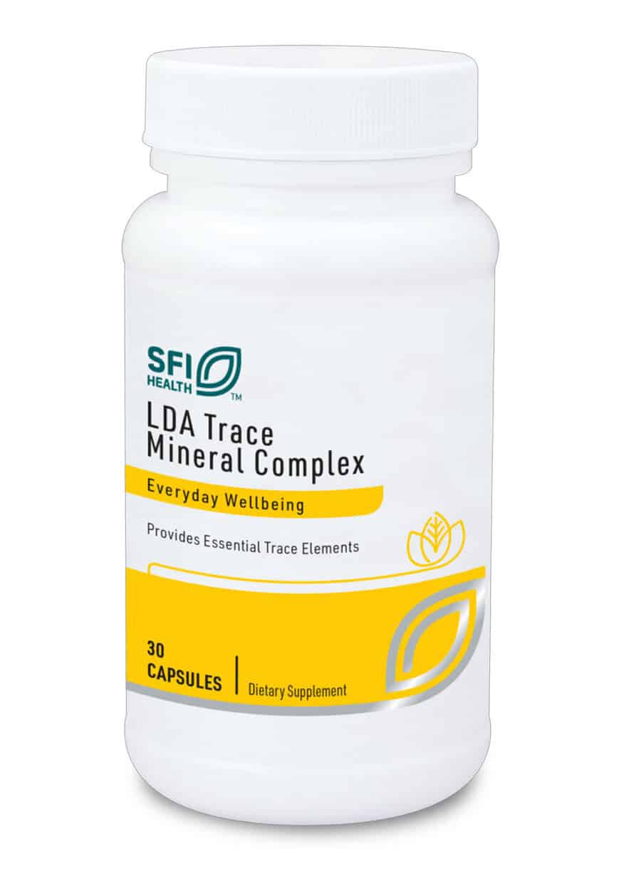 LDA Trace Mineral Complex - A comprehensive, iron-free formula with 11 essential trace minerals.