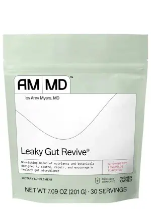 Leaky Gut Revive - Strawberry Lemonade Nourishing blend of nutrients and botanicals designed to soothe, repair, and encourage a healthy gut microbiome