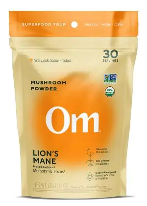 Lion’s Mane Organic Mushroom Powder Helps support memory & focus