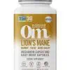 Om Organic Lion's Mane Mushroom Capsules - A superfood supplement for cognitive function and nerve support.