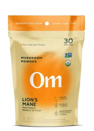 Lion’s Mane Organic Mushroom Powder support memory & focus