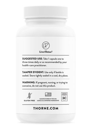 Thorne Liver Cleanse - A botanical formula with milk thistle and berberine for liver detox and GI support.
