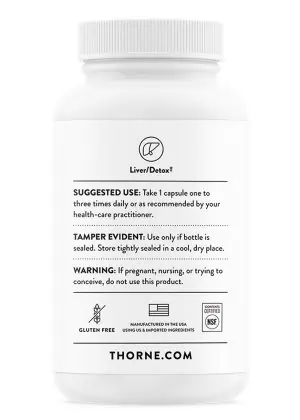 Thorne Liver Cleanse - A botanical formula with milk thistle and berberine for liver detox and GI support.