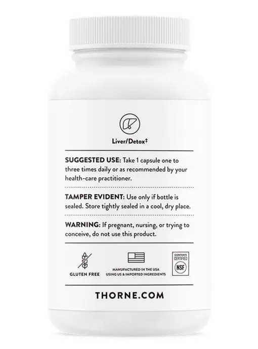 Thorne Liver Cleanse - A botanical formula with milk thistle and berberine for liver detox and GI support.
