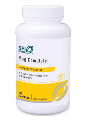 SFI Health Mag Complete - A blend of four bioavailable forms of magnesium for energy and nerve function.