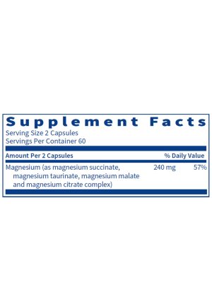SFI Health Mag Complete - A blend of four bioavailable forms of magnesium for energy and nerve function.