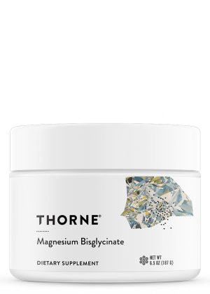 Thorne Magnesium Bisglycinate - A calming, absorbable magnesium powder for sleep, stress, and muscle relaxation.