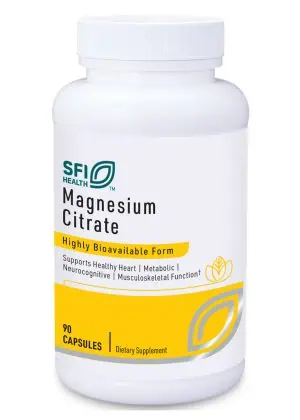 Magnesium Citrate - A highly bioavailable form of magnesium for energy, heart, and musculoskeletal function.