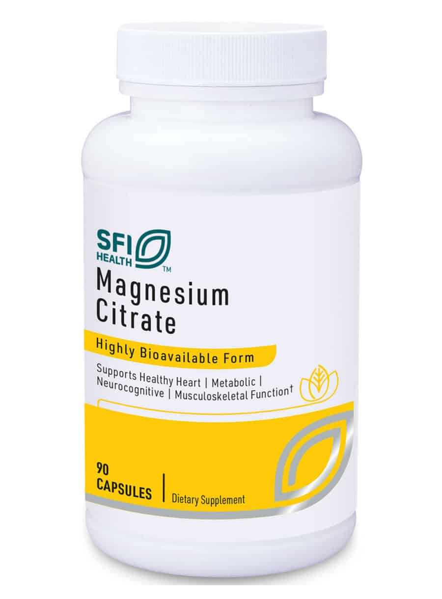 Magnesium Citrate - A highly bioavailable form of magnesium for energy, heart, and musculoskeletal function.