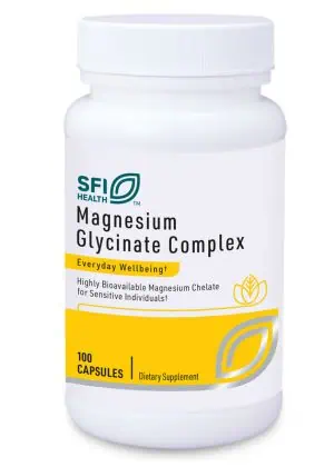 Magnesium Glycinate Complex - A highly bioavailable chelated magnesium for energy and vascular support.