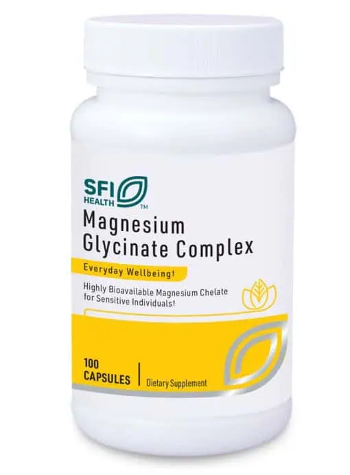 Magnesium Glycinate Complex - A highly bioavailable chelated magnesium for energy and vascular support.