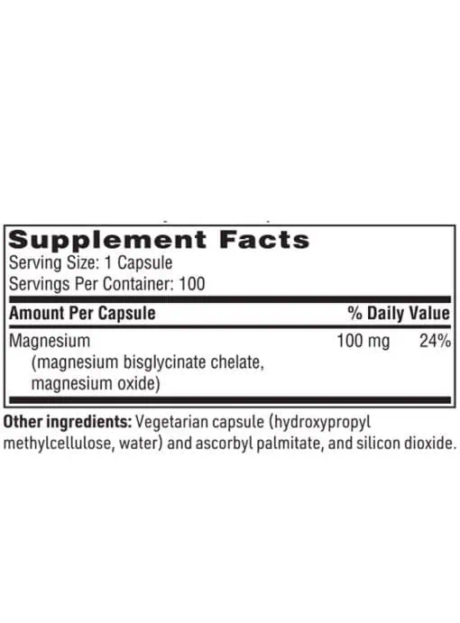 Magnesium Glycinate Complex - A highly bioavailable chelated magnesium for energy and vascular support.
