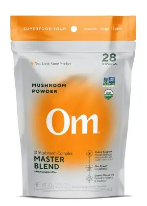 Master Blend Organic Mushroom Powde Helps support immune health, gut health & stress relief
