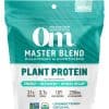 Om Master Blend Unsweetened Plant Protein Powder - 20g protein with 10-mushroom blend for recovery and immunity.