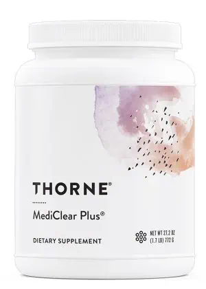 MediClear Plus Rice and pea protein powder with multi and more for support during an elimination or detox program
