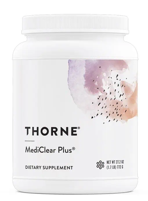 MediClear Plus Rice and pea protein powder with multi and more for support during an elimination or detox program