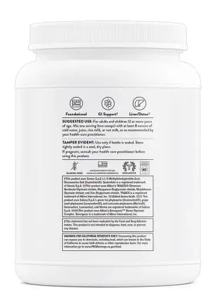 MediClear Plus Rice and pea protein powder with multi and more for support during an elimination or detox program