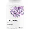 Thorne Melaton-3 (60 Capsules) - 3mg melatonin supplement for sleep and circadian rhythm support.