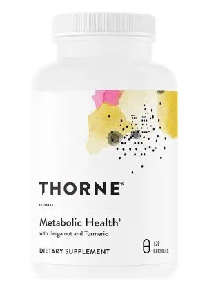 Thorne Metabolic Health - A bergamot and curcumin phytosome formula for metabolic syndrome support.