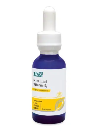 Micellized Vitamin D3 - Liquid D3 drops for easy absorption to support immune and bone health.