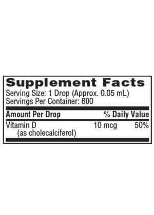 Micellized Vitamin D3 - Liquid D3 drops for easy absorption to support immune and bone health.
