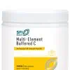 Multi-Element Buffered C Powder (250 g) - Buffered vitamin C with minerals, quercetin, and glutathione for gentle, broad-spectrum immune support.
