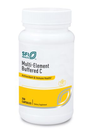SFI Health Multi-Element Buffered C - Vitamin C with minerals, quercetin, and glutathione for immune support.