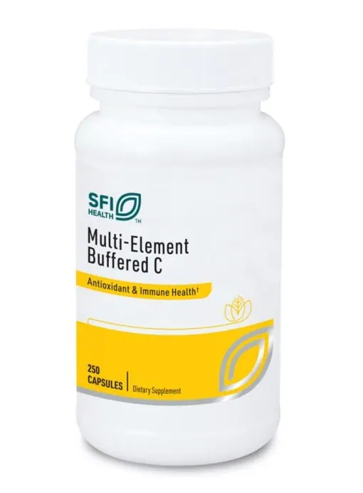 SFI Health Multi-Element Buffered C - Vitamin C with minerals, quercetin, and glutathione for immune support.