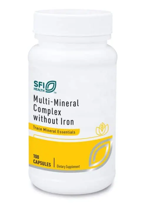 Multi-Mineral Complex Without Iron - A broad-spectrum, hypoallergenic mineral and trace element formula.