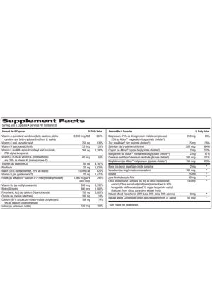 Multithera 1 Capsule Formula Plus K - A comprehensive, iron-free multivitamin and mineral supplement.