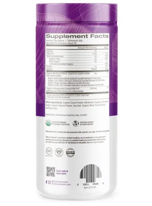 Mushroom Hot Chocolate Blend Helps support stress relief & immune health