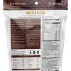 Om Mushroom Master Blend Protein - Organic chocolate plant-based protein with a 10-mushroom blend.