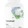 Thorne CystePlus - N-Acetyl-L-Cysteine (NAC) supplement for respiratory, liver, and antioxidant support.
