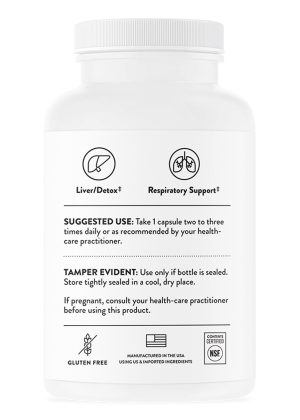 Thorne CystePlus - N-Acetyl-L-Cysteine (NAC) supplement for respiratory, liver, and antioxidant support.