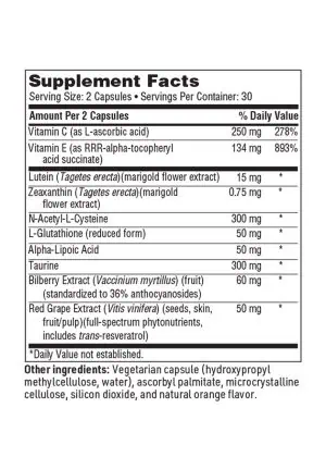 SFI Health OcuThera - Antioxidant and phytonutrient formula for eye and vision health.