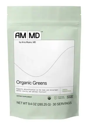 Organic Greens Supports detoxification in the body and encourages mental clarity and adrenal function