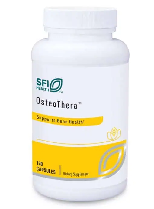 OsteoThera - A bone support formula with bioavailable calcium, magnesium, vitamins D & K, and boron.