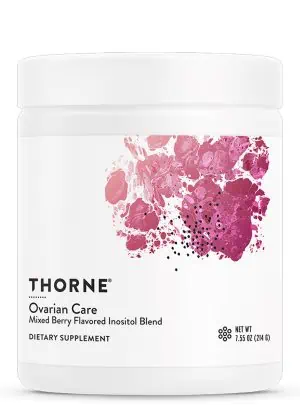 Thorne Ovarian Care (214.2 g) - inositol powder supplement for PCOS and female hormone balance.