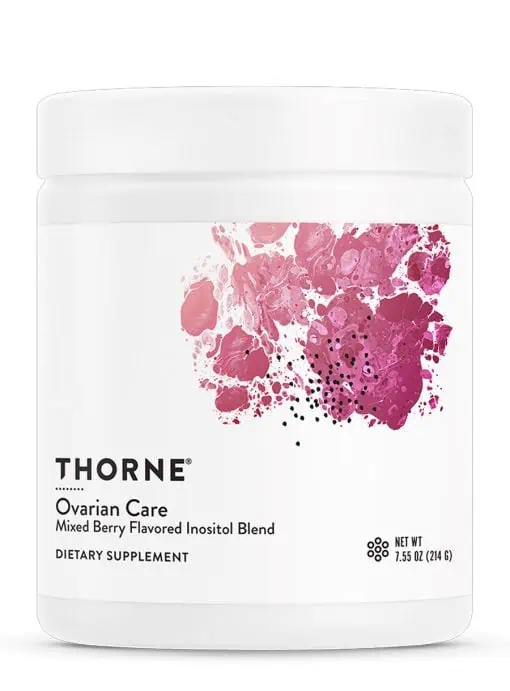 Thorne Ovarian Care (214.2 g) - inositol powder supplement for PCOS and female hormone balance.